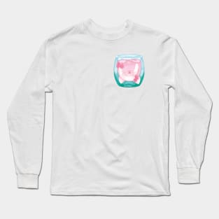 Kawaii Cat Cup Long Sleeve T-Shirt